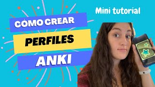 Cómo crear perfiles en ANKI  Medicina con Inés [upl. by Gniliem]