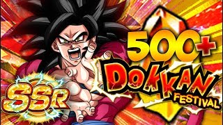 FampK 500 Dragon Stones SUMMONS Super Saiyan 4 Dokkan Festival Banner Dragon Ball Z Dokkan Battle [upl. by Avlis]