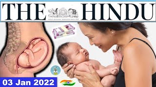 3 January 2022  The Hindu Newspaper analysis  Current Affairs 2022 upsc IAS EditorialAnalysis [upl. by Audra]