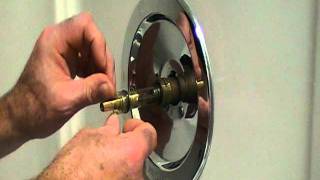 How to repair a leaky single lever moen bath or shower faucetOlder style [upl. by Todhunter]