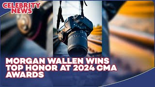 Morgan Wallen Wins Entertainer of the Year at 2024 CMAs [upl. by Zohar]