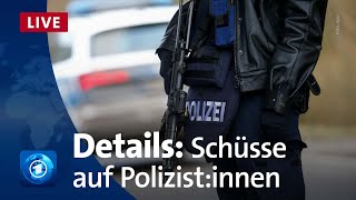 LIVE Polizei informiert über Ermittlungen zu tödlichen Schüssen auf zwei Polizistinnen [upl. by Taima]