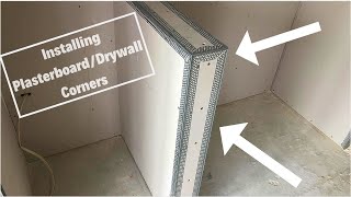 Installing a Plasterboard  Drywall Cornerbead [upl. by Manuela284]