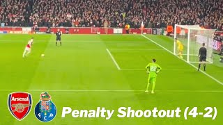 Full Arsenal vs Porto Penalty Shootout 42 [upl. by Highams648]