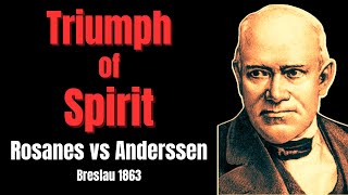 Romantic Chess Spirit vs Matter Rosanes vs Anderssen [upl. by Kleiman]