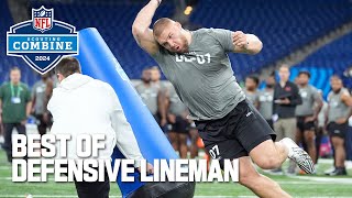 Best Workouts of Defensive Lineman  2024 NFL Scouting Combine [upl. by Notnirt]