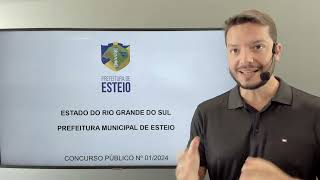 Concurso Público  Prefeitura de Esteio  Educação [upl. by Luy]