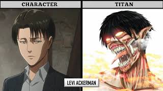 WHEN AOT CHARACTERS TURN INTO TITAN SEASON 4SPOILER [upl. by Ricoriki]