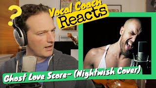 Vocal Coach REACTS  Yannis Papadopoulos Ghost Love Score Nightwish Cover [upl. by Culbert902]