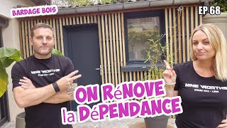 On rénove la dépendance  EP 68  Pose dun bardage extérieur bois fait maison [upl. by Corb184]