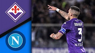 Highlights Fiorentina vs Napoli 22 Rrhamani Biraghi Nzola Kvaratskhelia [upl. by Annoed717]