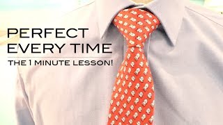 How to Tie a Windsor Knot quickly [upl. by Toolis728]