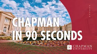 Chapman University in 90 Seconds [upl. by Katha]