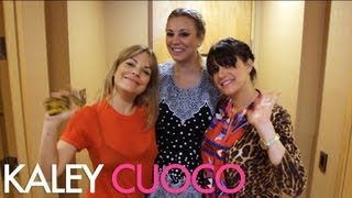 Watch us get Kaley Cuoco ready for the Big Bang Theory Upfronts in New York City [upl. by Valerye]