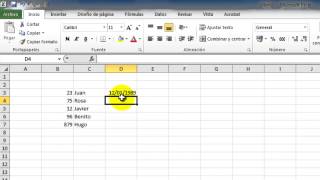 Excel 2010 Básico Crear tu primera planilla [upl. by Bedwell]