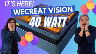 Introducing The AllNew Wecreat Vision 40W Laser Engraver [upl. by Devin]