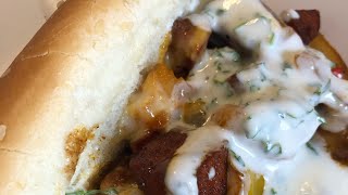 Sausage and pepper hoagie recipe  The best hoagie sandwich [upl. by Derf]