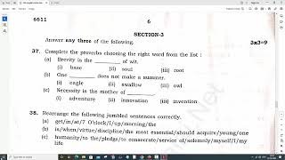 12th English  Public Exam March 2023  Original Question Paper [upl. by Seebeck60]