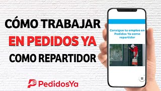 Cómo Trabajar en Pedidos Ya como Repartidor  Súmate al Equipo Delivery de Pedidos Ya [upl. by Ylrebnik24]