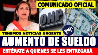 URGENTE AUMENTO DE SUELDO MÍNIMO PARA EMPLEADOS PÚBLICOS EN 2024 JUBILADO5 ONP [upl. by Dachia]