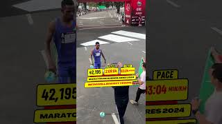 Maratona de Buenos Aires 2024  Bethwell Biwott Yegon  020904 [upl. by Ahsurej]