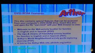 Arthur Francines pilfered paper DVD menu walkthrough [upl. by Ynohtn]