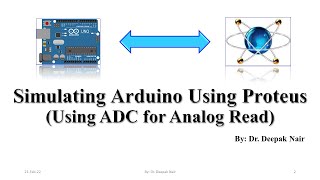 Arduino Analog Read Using Proteus [upl. by Toogood]