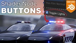 Add Working Buttons to your Node Groups   FREE Blender Addon [upl. by Auhsej]