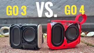 JBL GO 3 VS NEW JBL GO 4  bass test 100 VOLUME  UNBOXING  INSANE IMPROVEMENT [upl. by Alla]