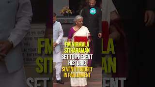 FM Nirmala Sitharaman Set To Present Historic Seventh Budget In Parliament [upl. by Sixla]