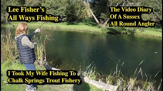 Chalk Springs Trout Fishery Mid October [upl. by Fiertz]