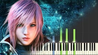 Lightning Returns Final Fantasy XIII  Lightnings Theme Radiance  Piano Synthesia [upl. by Elwaine803]