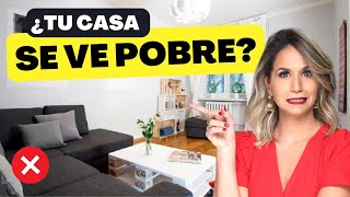 10 COSAS QUE HACEN TU CASA SE VEA POBRE 😱  Alternativas Fáciles HAZ TU DECORACION ELEGANTE YA [upl. by Limaj]