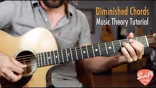 What Are Diminished Chords amp How to Use Them  Guitar Lesson [upl. by Ehtyde690]