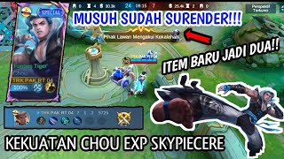 Chou Exp Pakai Skypiecere Musuh Auto Suren  MLBB GAME PLAY [upl. by Gratiana]