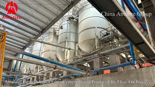 Fiber Cement Board Production Line Show [upl. by Odlabu]