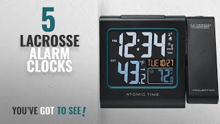 Top 10 Lacrosse Alarm Clocks 2018  La Crosse Technology 616146 Color Projection Alarm Clock [upl. by Adelaja]