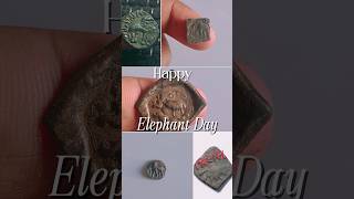 Elephant Day special Ancient Indian coins history elephant ancient oldcoins 2024 viralvideo [upl. by Nevaj]