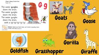 Jolly Phonics song Group 3 g song [upl. by Dwinnell]