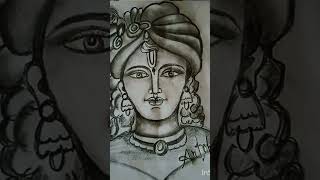 lord krishna godart art lovearts laddugopal drawing lovegod shorts vedo [upl. by Niki]