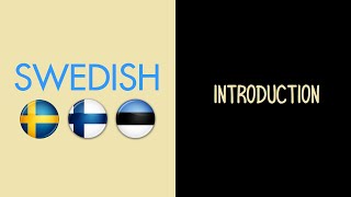 Introduction to the Swedish Language [upl. by Laurie]