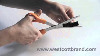 Westcott NonStick Scissors Demo [upl. by Killie822]