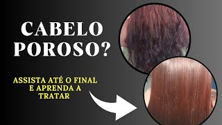 Como identificar o nível de porosidade do cabelo [upl. by Nillor23]