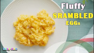 Fluffy Scrambled Eggs  How to Cook Perfect Fluffy Scrambled Eggs Scrambled Eggs for Kids [upl. by Eekram127]