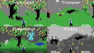 Forbidden Forest C64 difficulties comparison [upl. by Dannye]