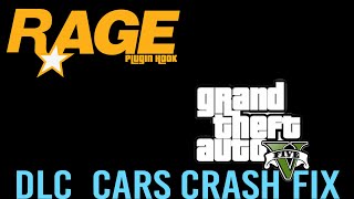 HOW TO FIX RAGE PLUGIN HOOK amp GTA 5 CRASH AFTER ADDING CAR MODS  DLC TUTORIAL [upl. by Afihtan]