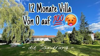 12 Monate unsere Villa  die Sanierung [upl. by Froehlich]