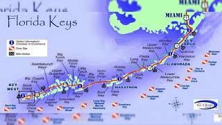 map of Florida Keys [upl. by Maisey]