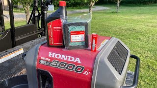 Honda EU3000 generator RV season maintenance [upl. by Crompton]