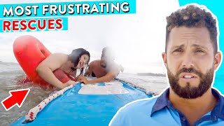 Top 5 Most Aggravating Rescues On Bondi Rescue [upl. by Ciapha]